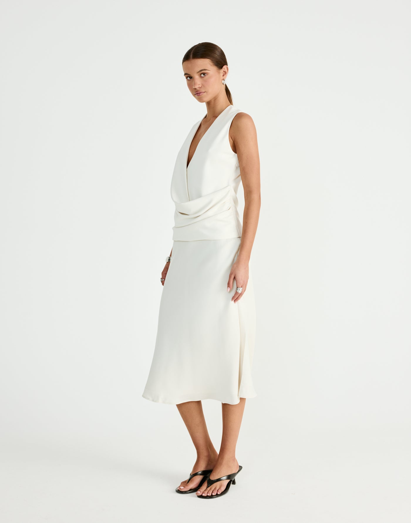  - Women's Skirt - Charcoal Clothing