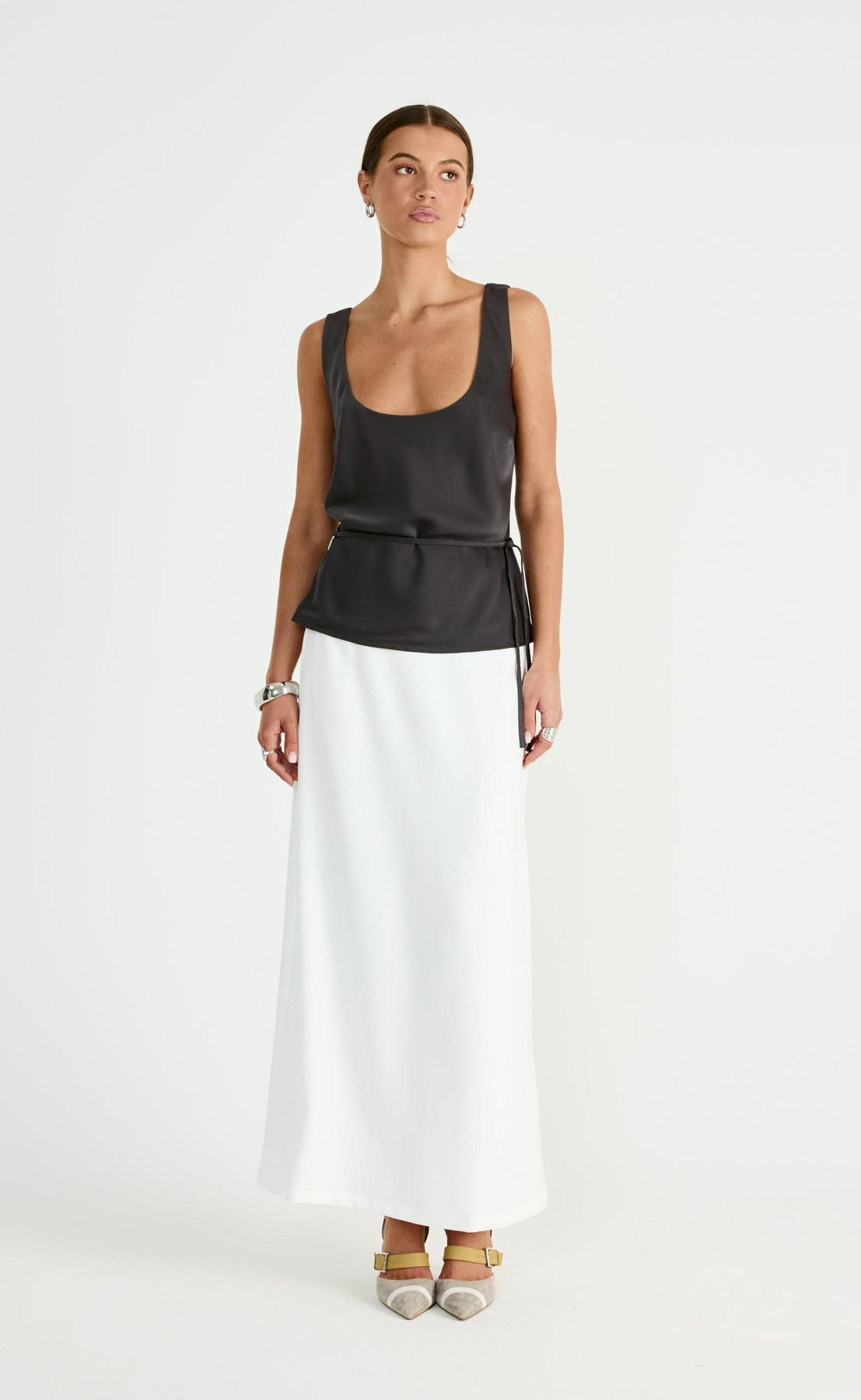 Greer Top (Slate) – CHARCOAL