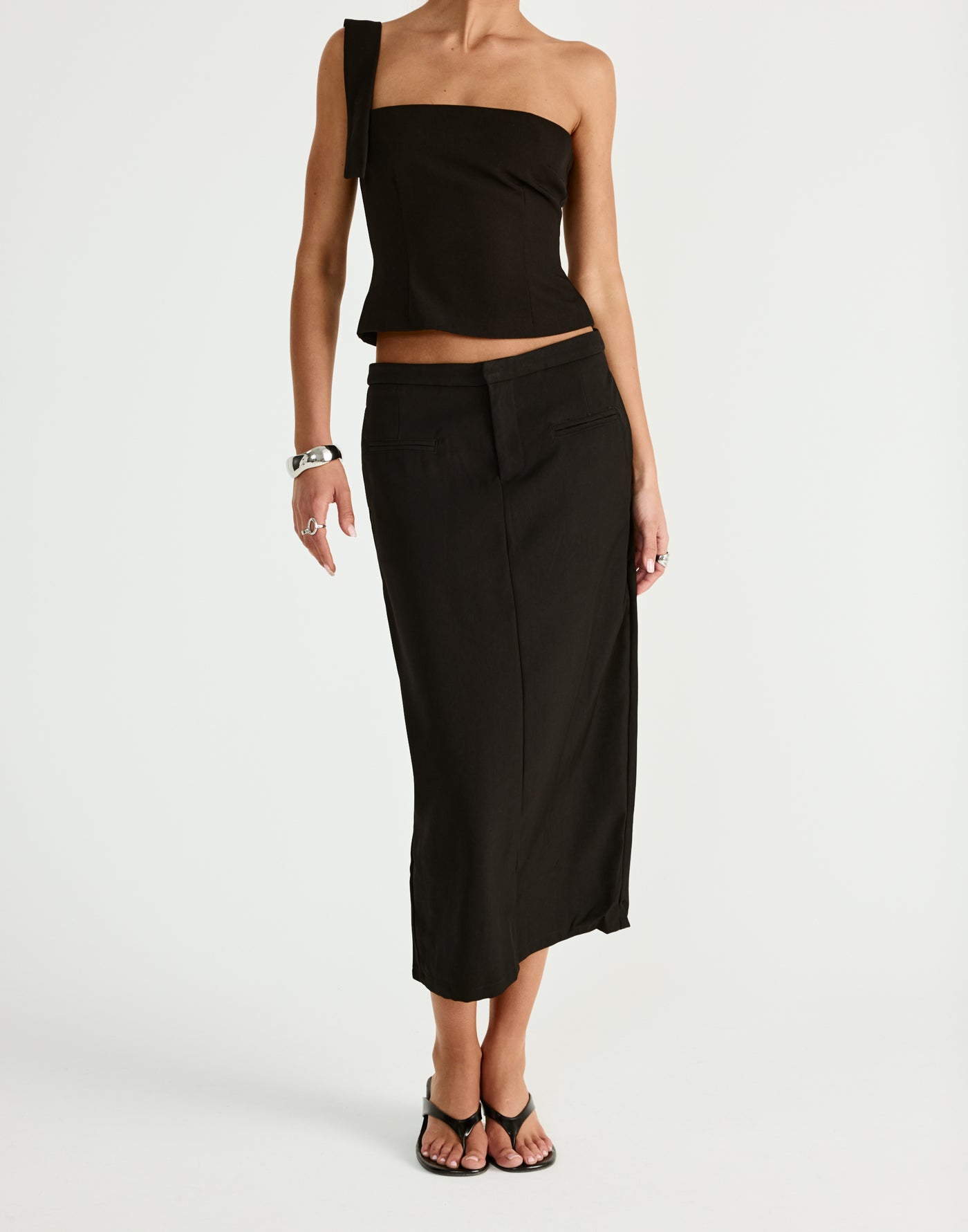  - Women's Skirt - Charcoal Clothing