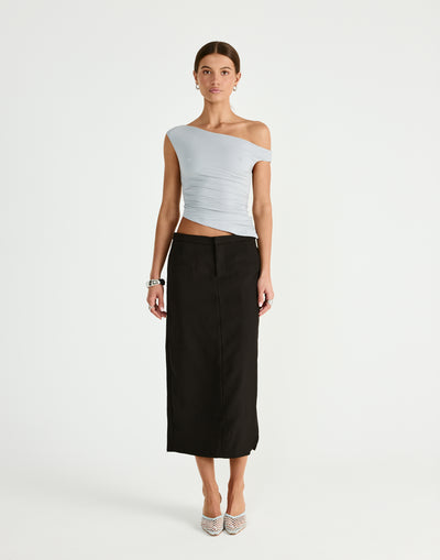  - Women's Top - Charcoal Clothing