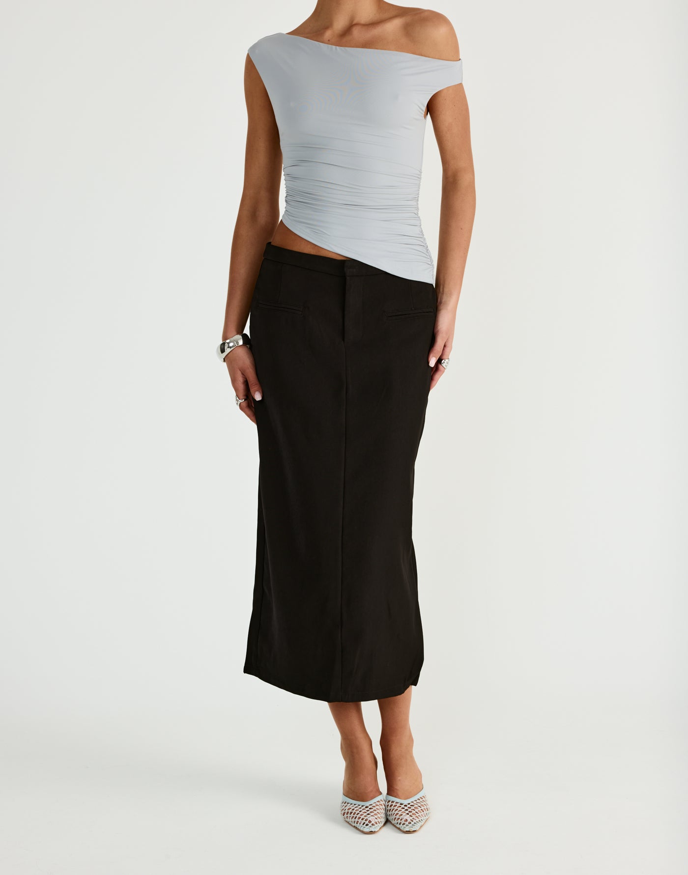  - Women's Top - Charcoal Clothing