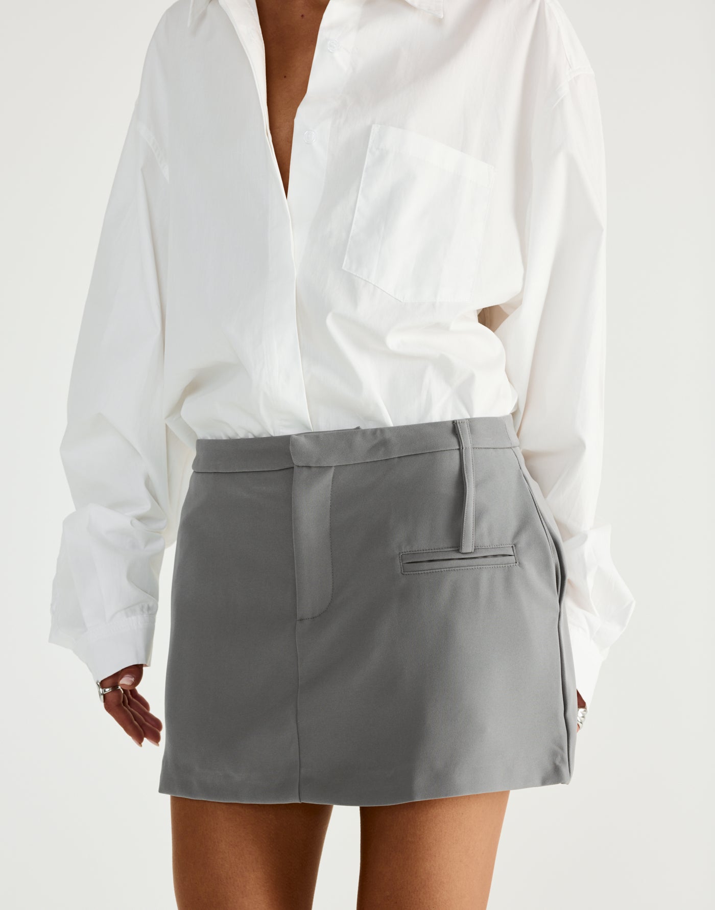  - Women's Skirt - Charcoal Clothing