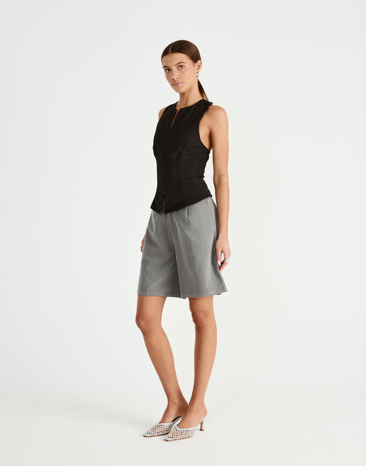  - Women's Top - Charcoal Clothing