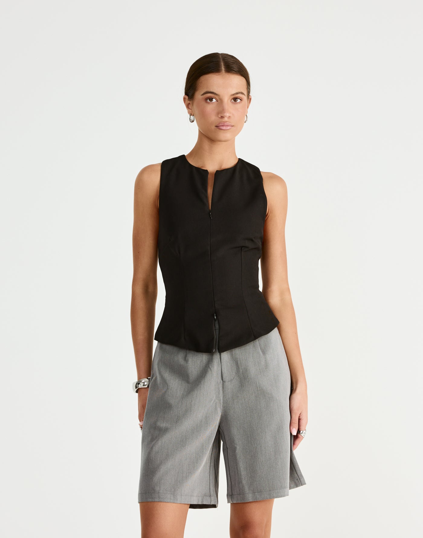  - Women's Top - Charcoal Clothing