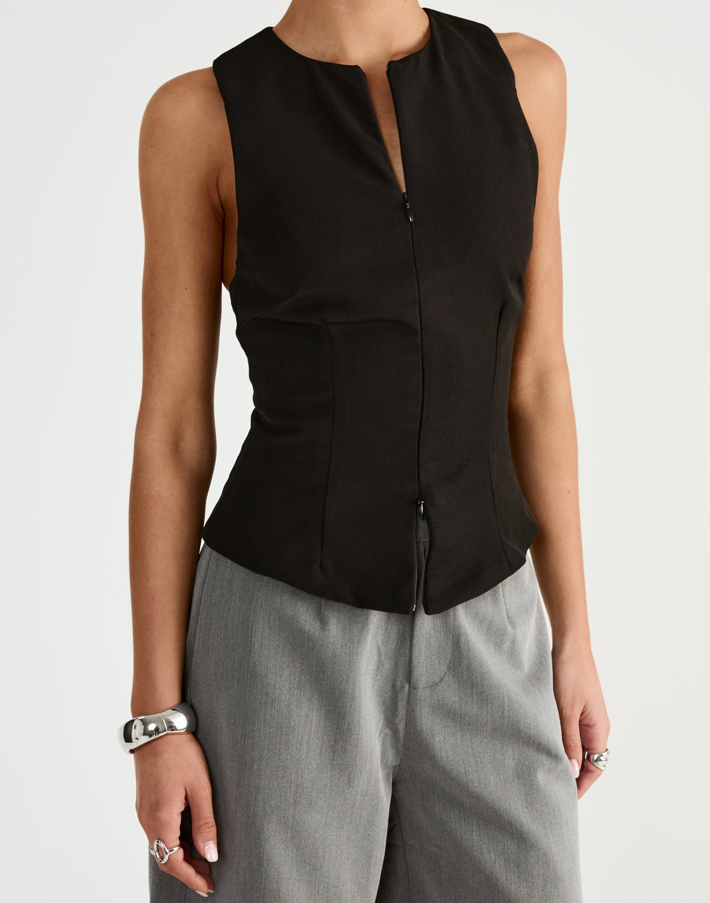  - Women's Top - Charcoal Clothing