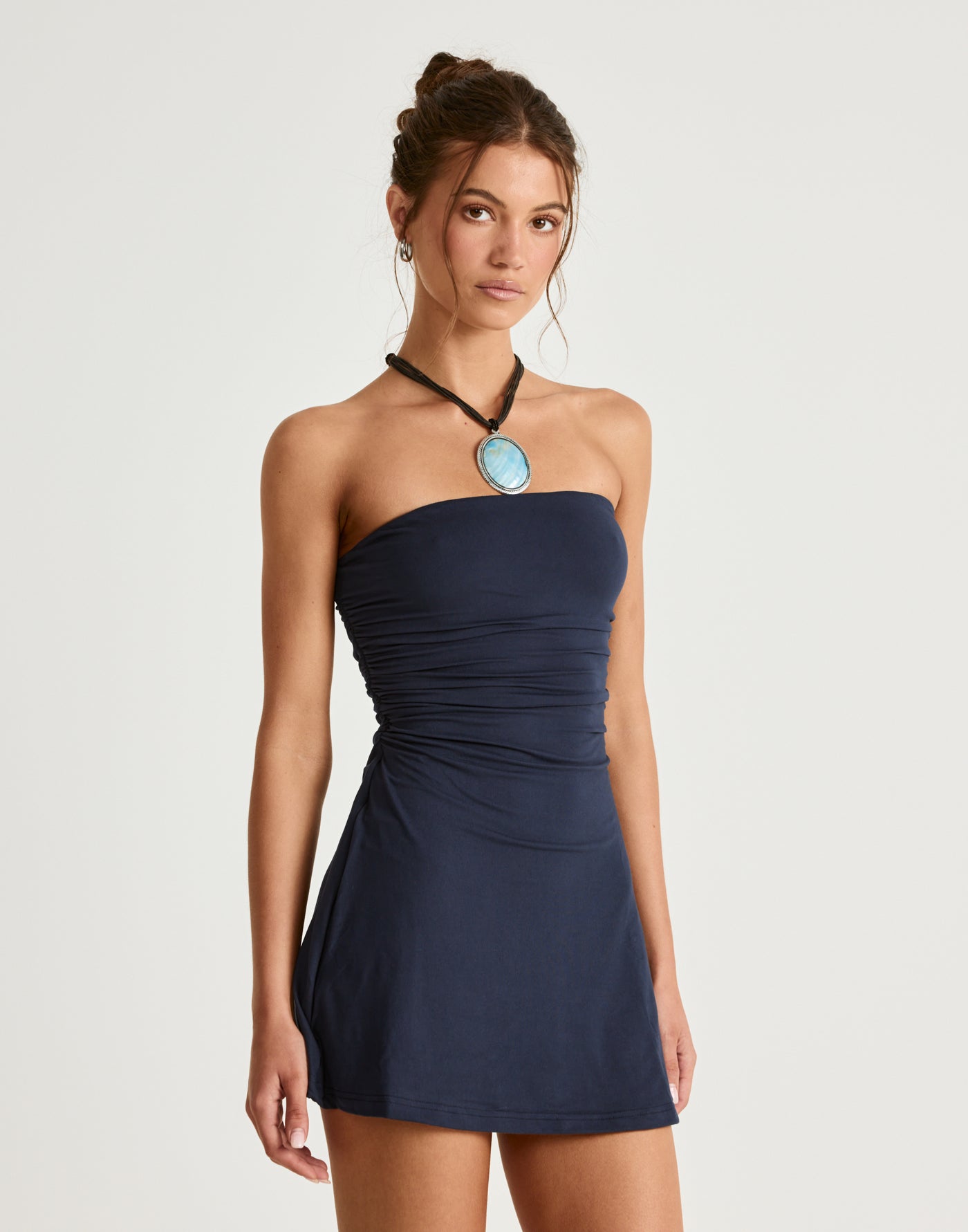  - Women's Dress - Charcoal Clothing