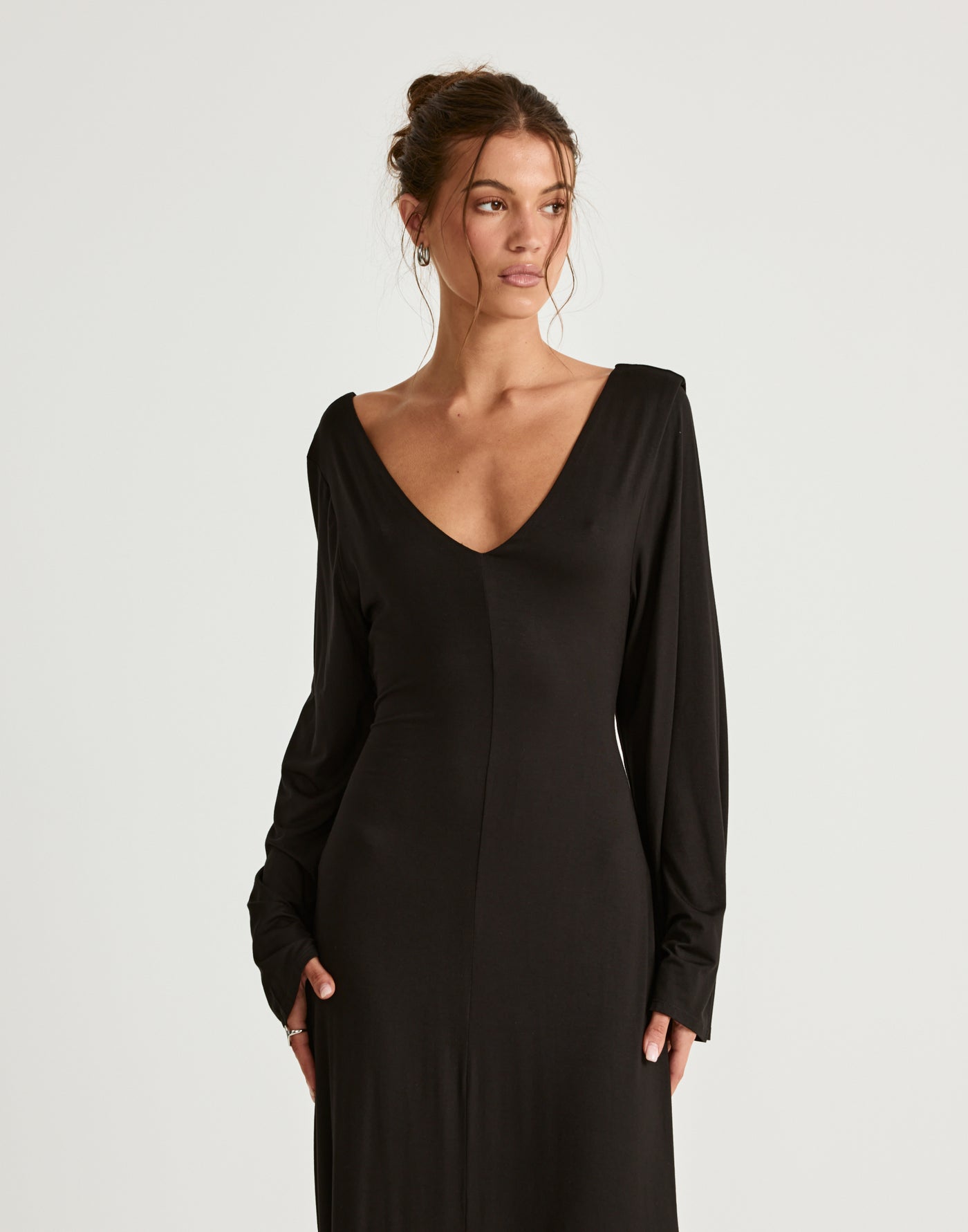  - Women's Dress - Charcoal Clothing