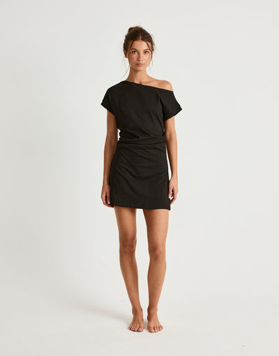  - Women's Dress - Charcoal Clothing