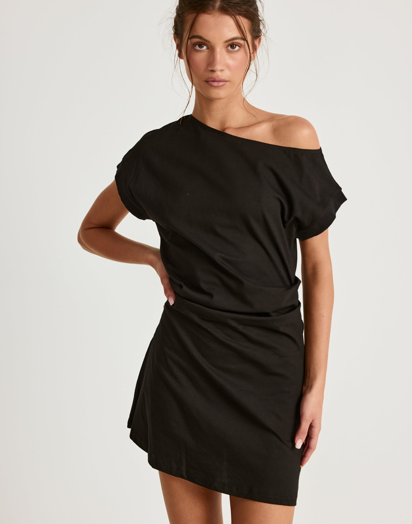  - Women's Dress - Charcoal Clothing