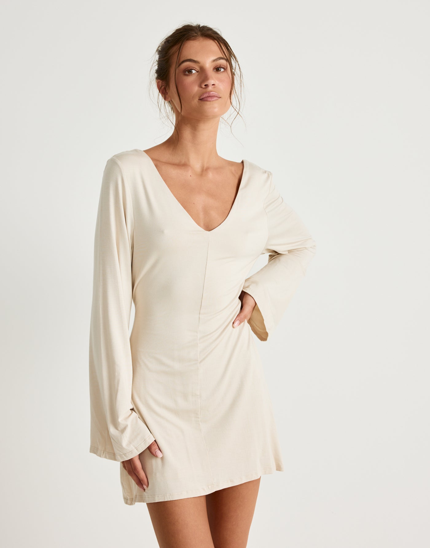  - Women's Dress - Charcoal Clothing