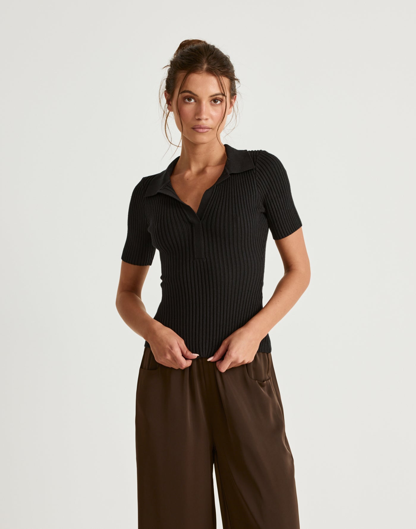  - Women's Top - Charcoal Clothing