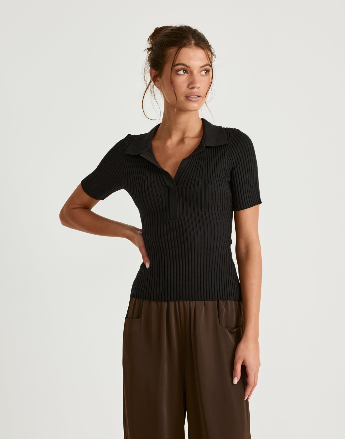  - Women's Top - Charcoal Clothing