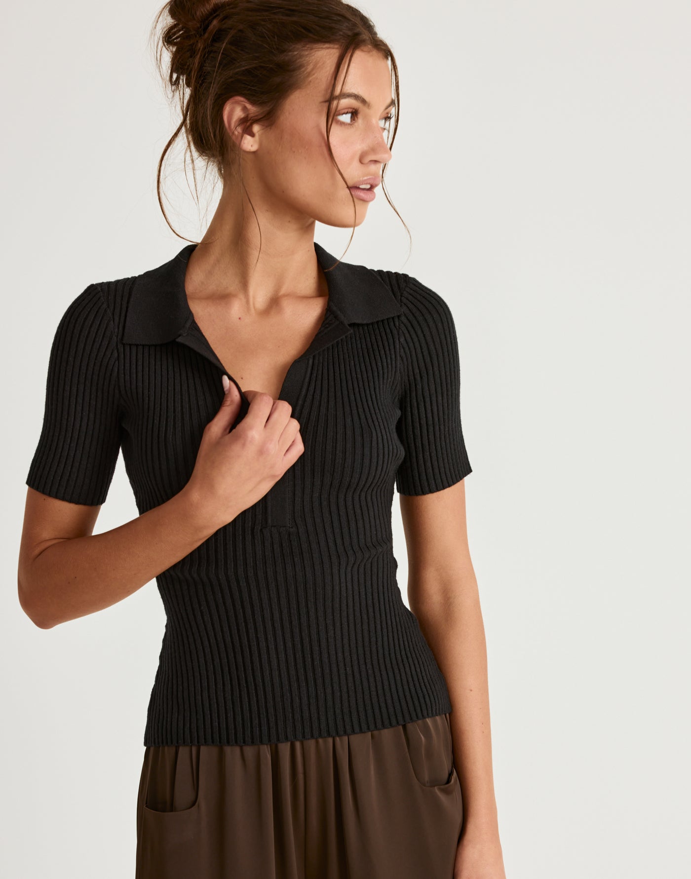  - Women's Top - Charcoal Clothing