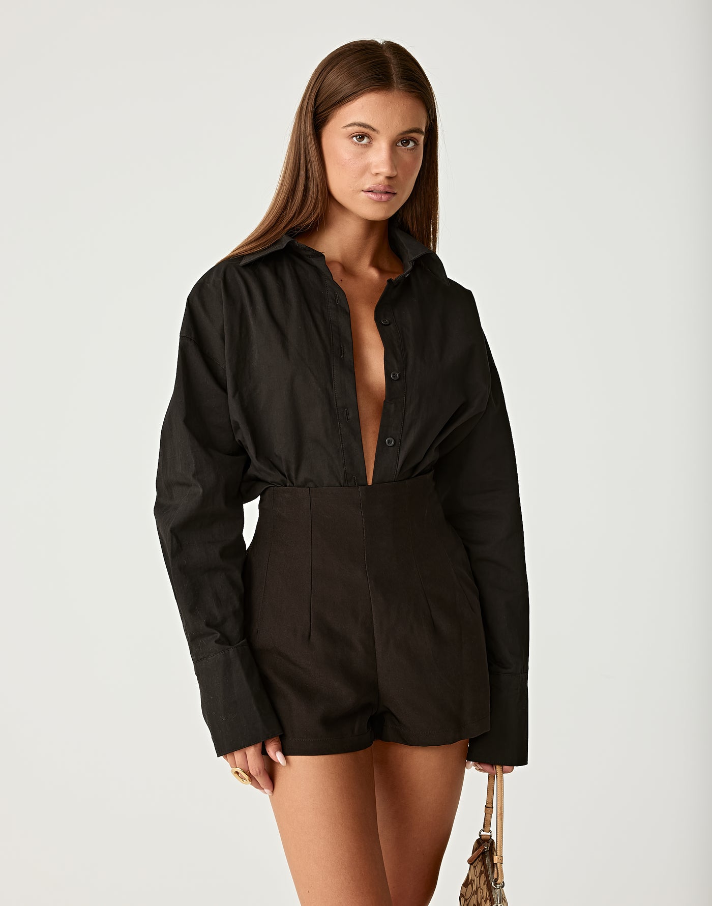  - Women's Shorts - Charcoal Clothing