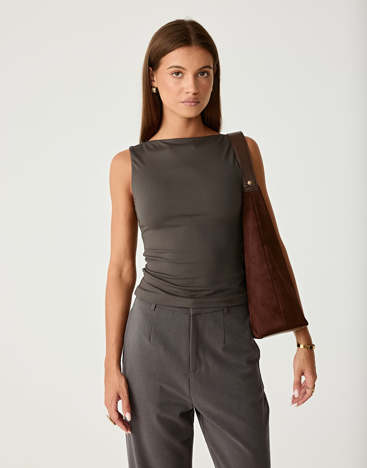 - Women's Top - Charcoal Clothing