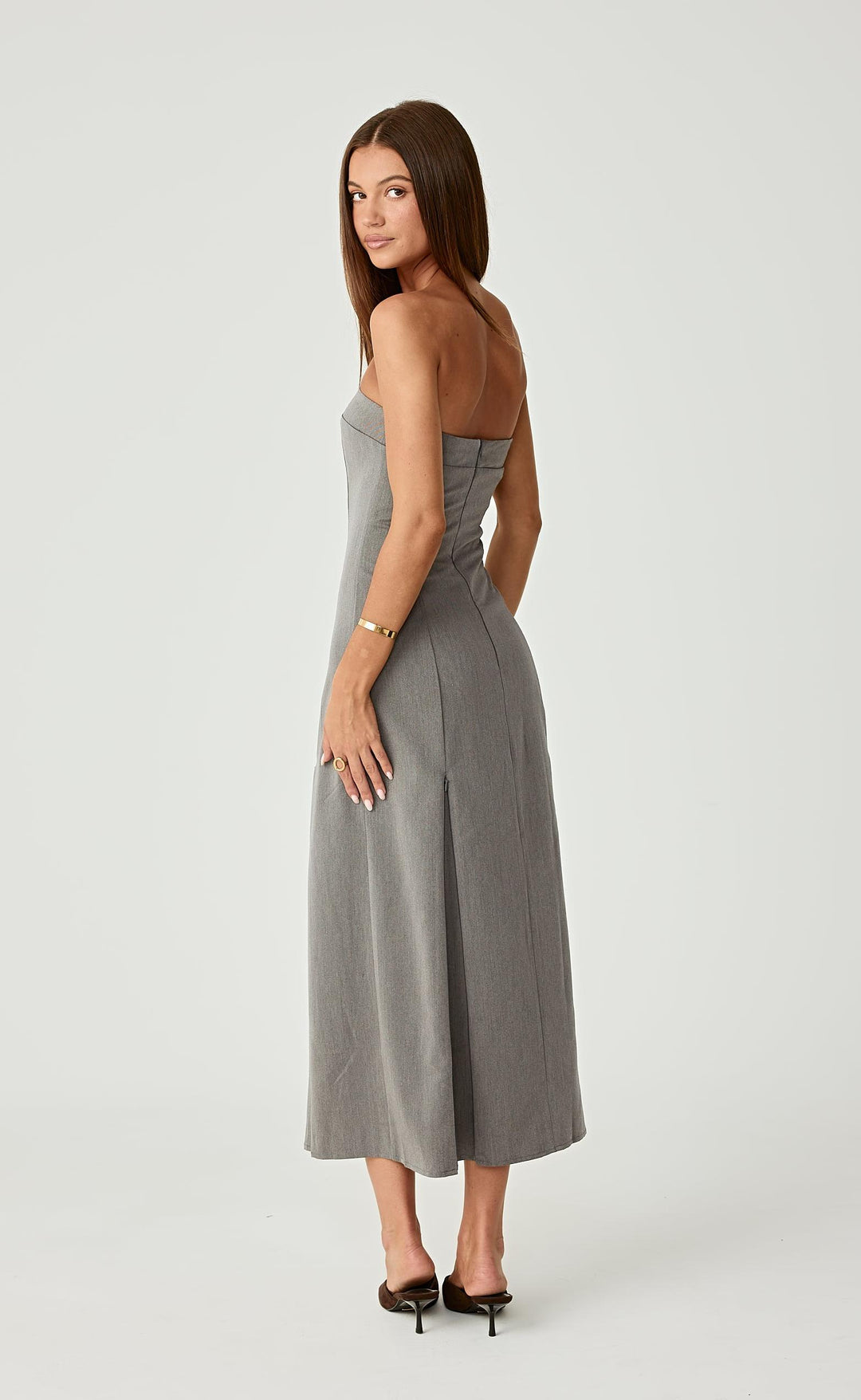 hudson grey dress Midi (Grey) – CHARCOAL Midi dress