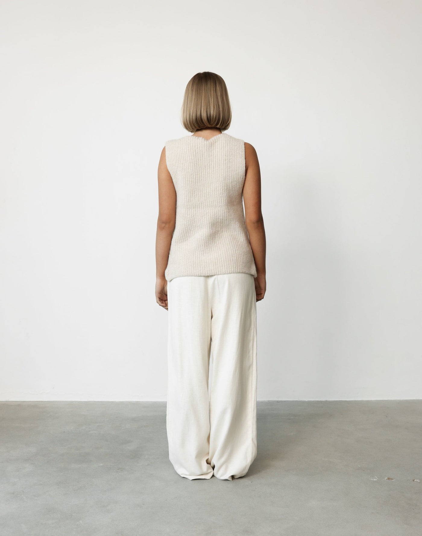 La Quinta Pant (Ivory) - By Lioness - Low Rise Wide Leg Pants - Women's Pants - Charcoal Clothing