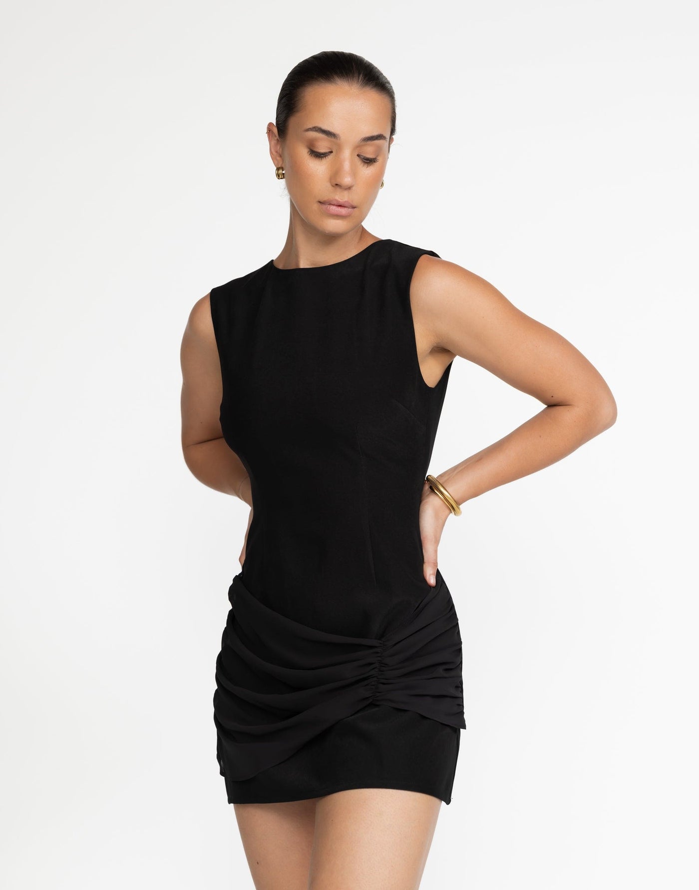 Banks Mini Dress (Black) | CHARCOAL Exclusive - - Women's Dress - Charcoal Clothing