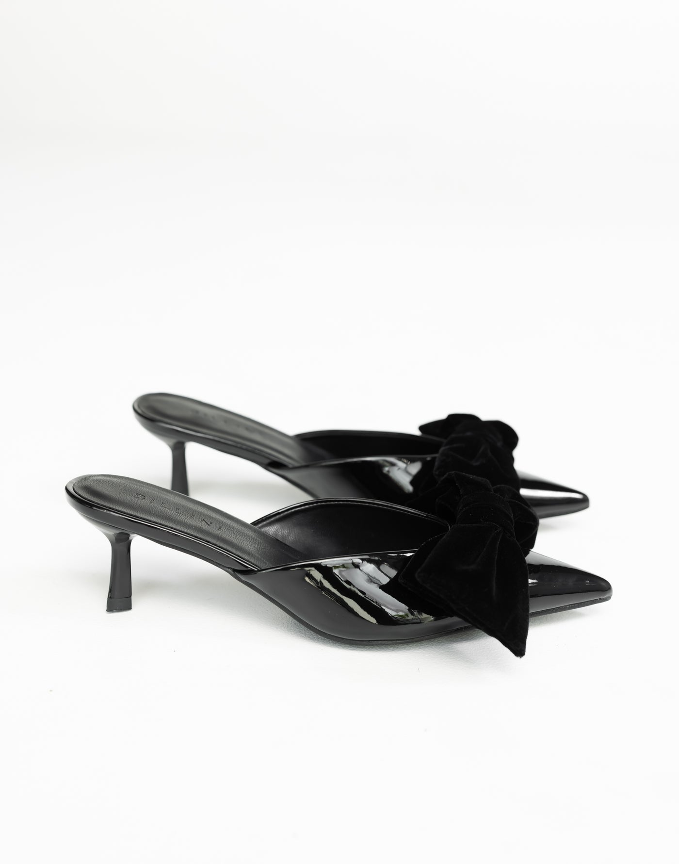 Niva Heels (Black Patent) - By Billini - Pointed Pump - Women's Shoes - Charcoal Clothing