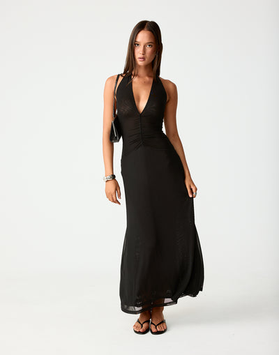 - Women's Dress - Charcoal Clothing