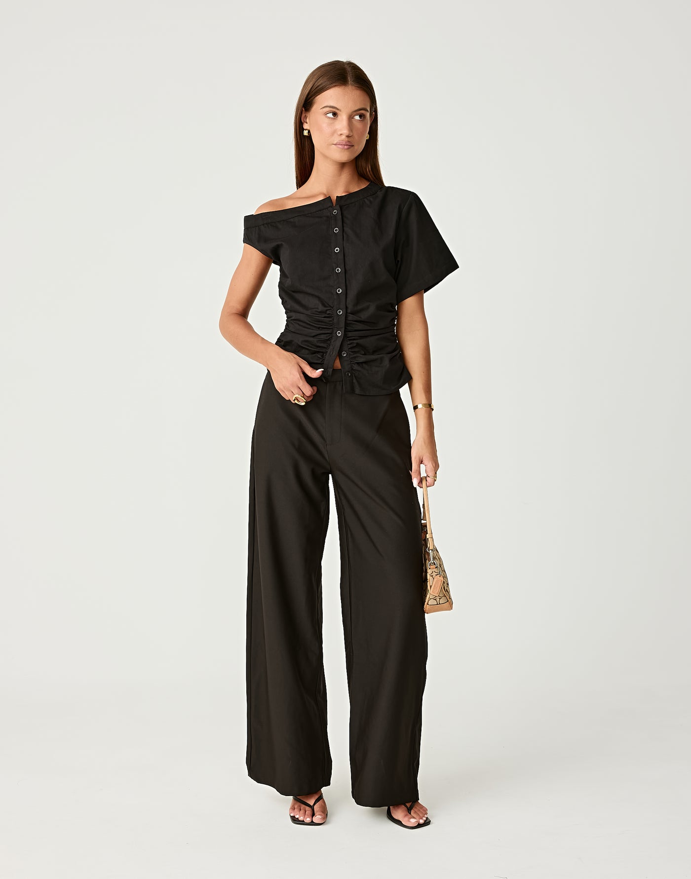  - Women's Top - Charcoal Clothing