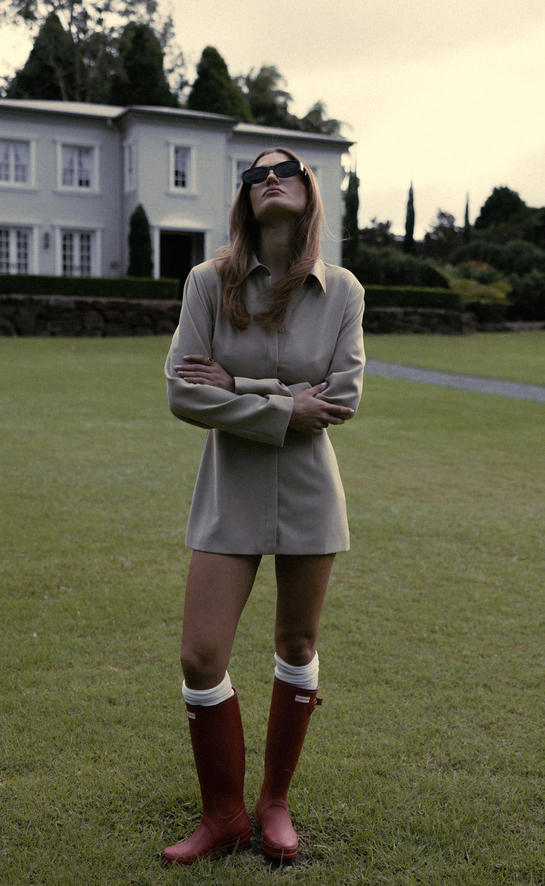 64°C short dress / charcoal oldhoney 64°C short dress / charcoal oldhoney Zelara Mini Dress (Warm Honey