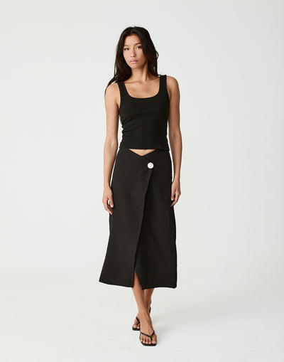  - Women's Skirt - Charcoal Clothing