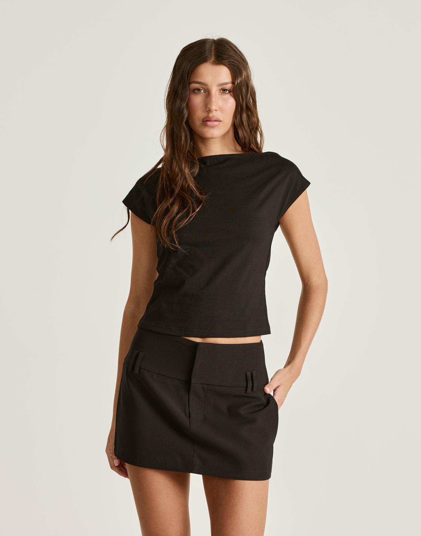  - Women's Skirt - Charcoal Clothing