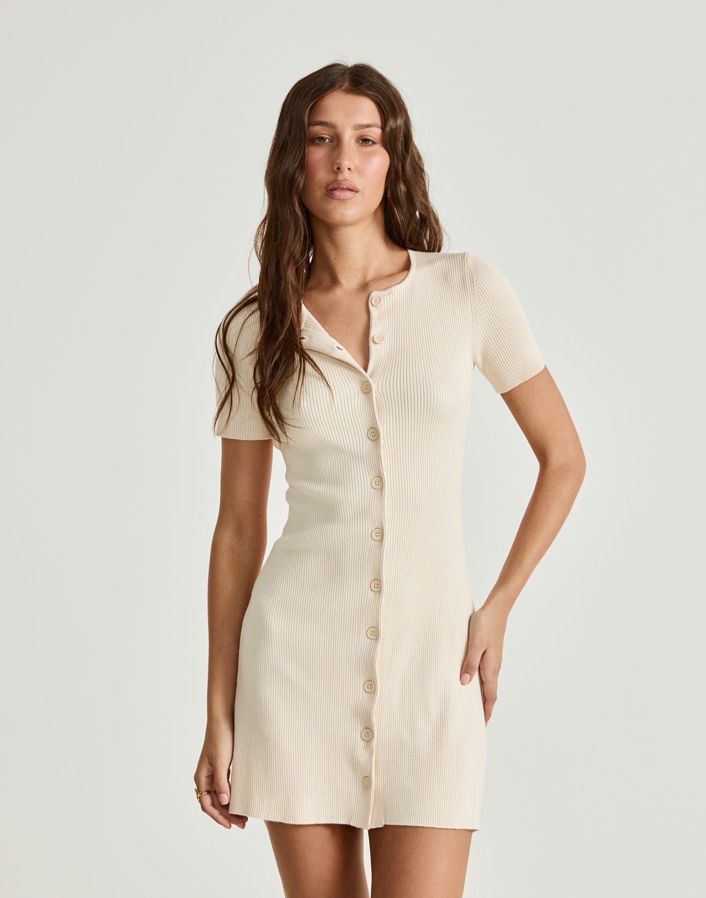  - Women's Dress - Charcoal Clothing