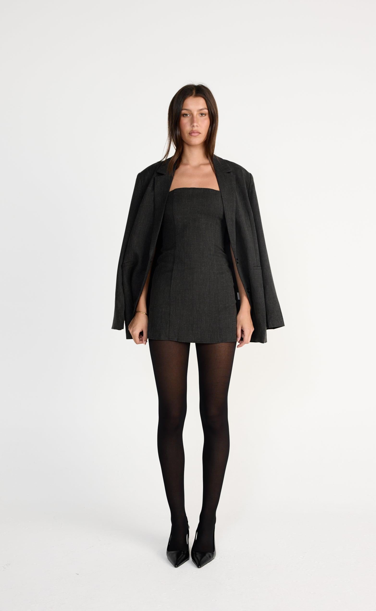 Regent Mini Dress - Black