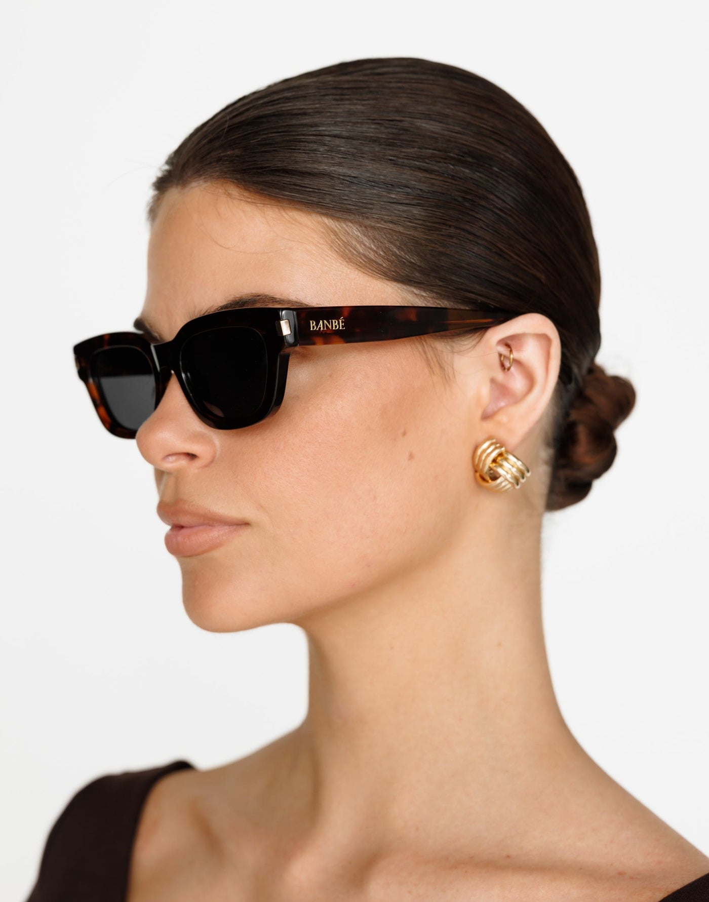 The Deyn Sunglasses (Havana) - By Banb - - Women's Accessories - Charcoal Clothing