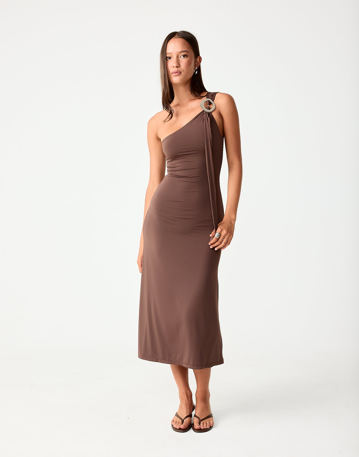  - Women's Dress - Charcoal Clothing