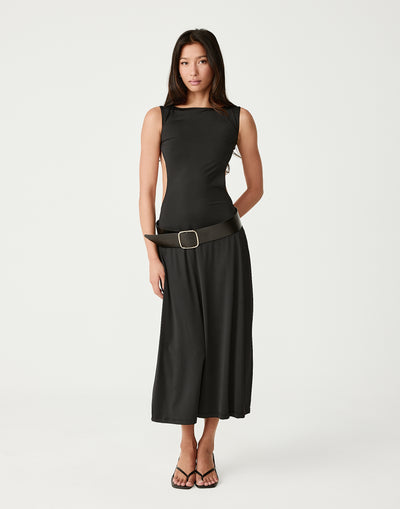  - Women's Dress - Charcoal Clothing