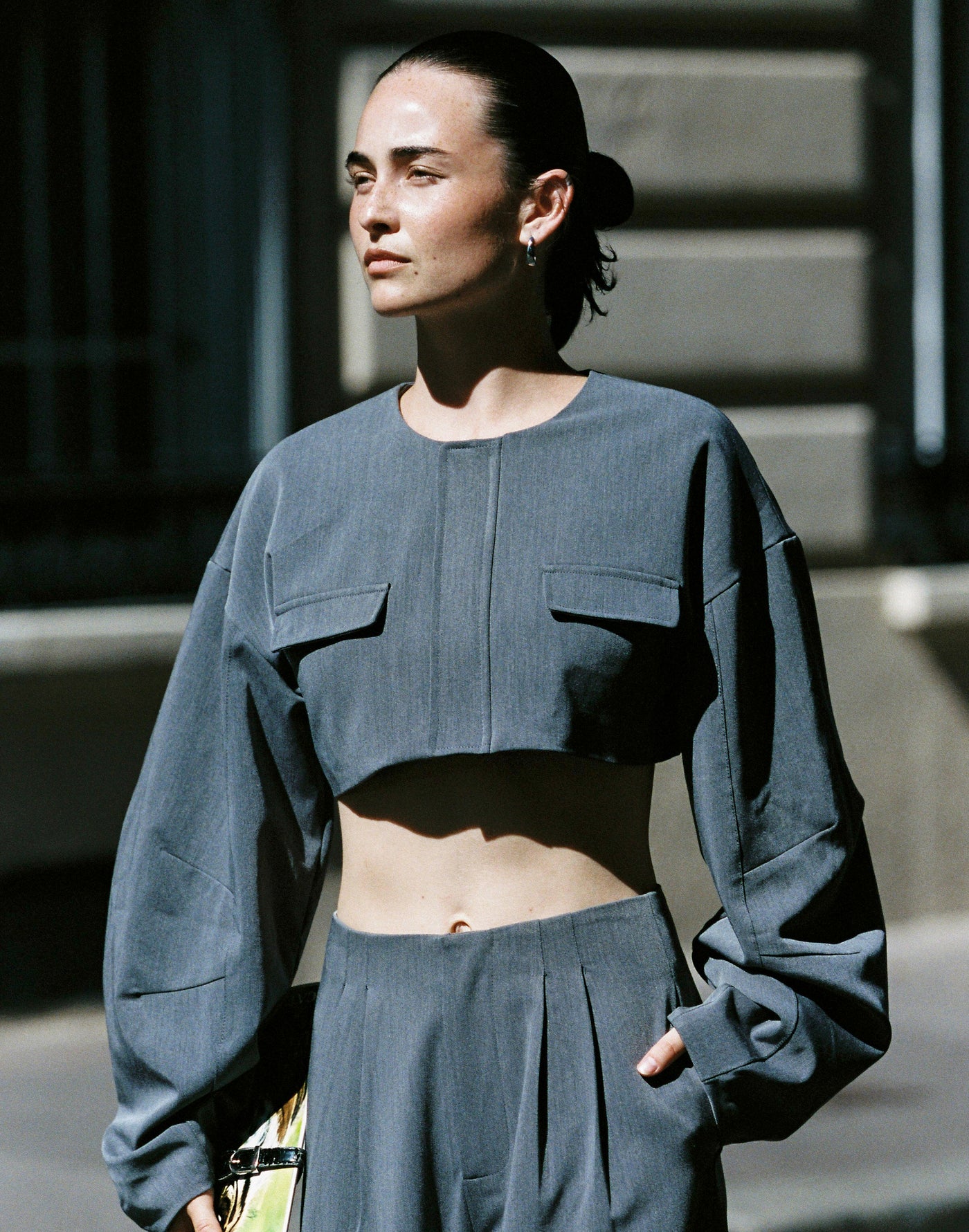  - Women's Top - Charcoal Clothing