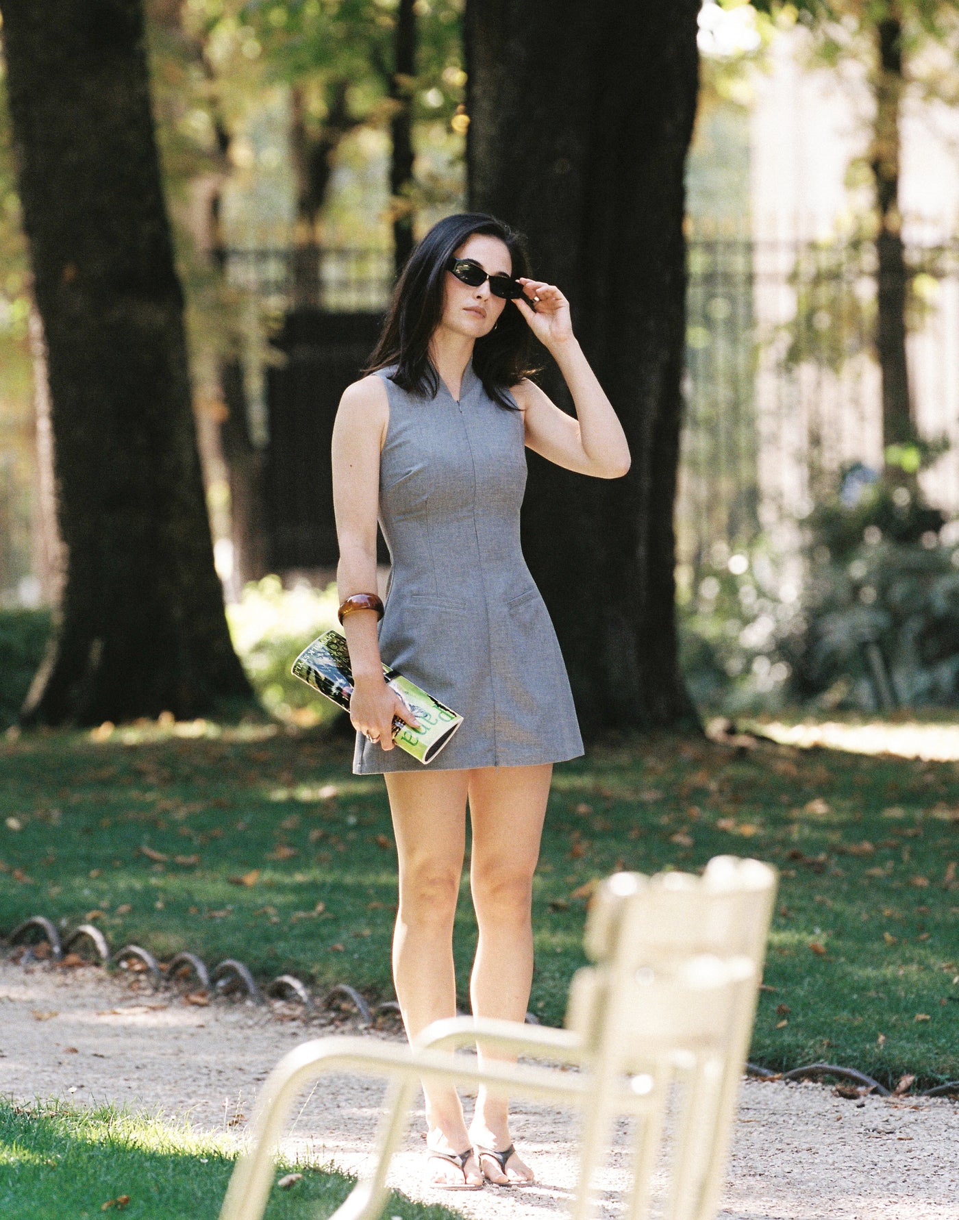  - Women's Dress - Charcoal Clothing