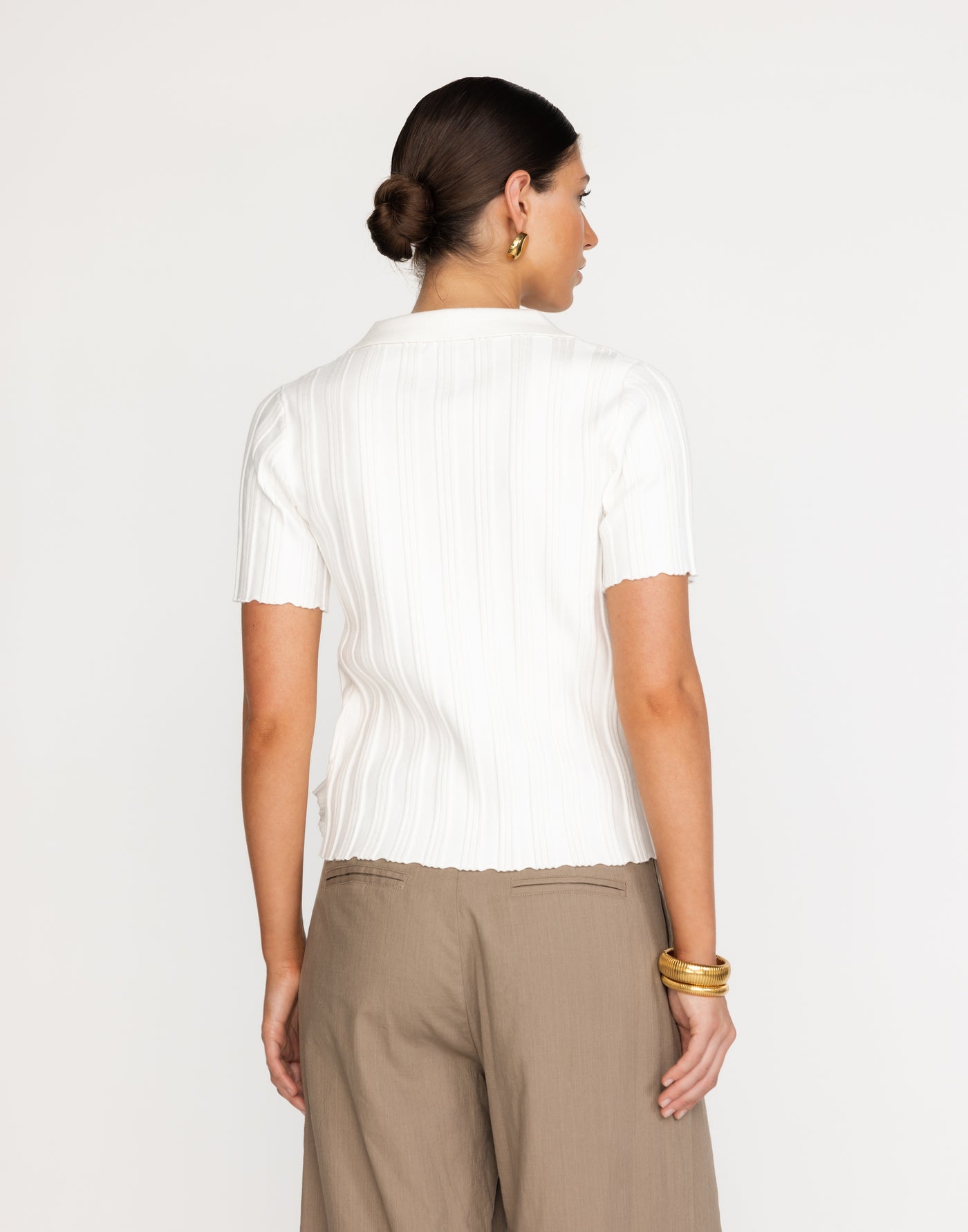 Fran Knit Top (Cream) | CHARCOAL Exclusive - Women's Top - Charcoal Clothing