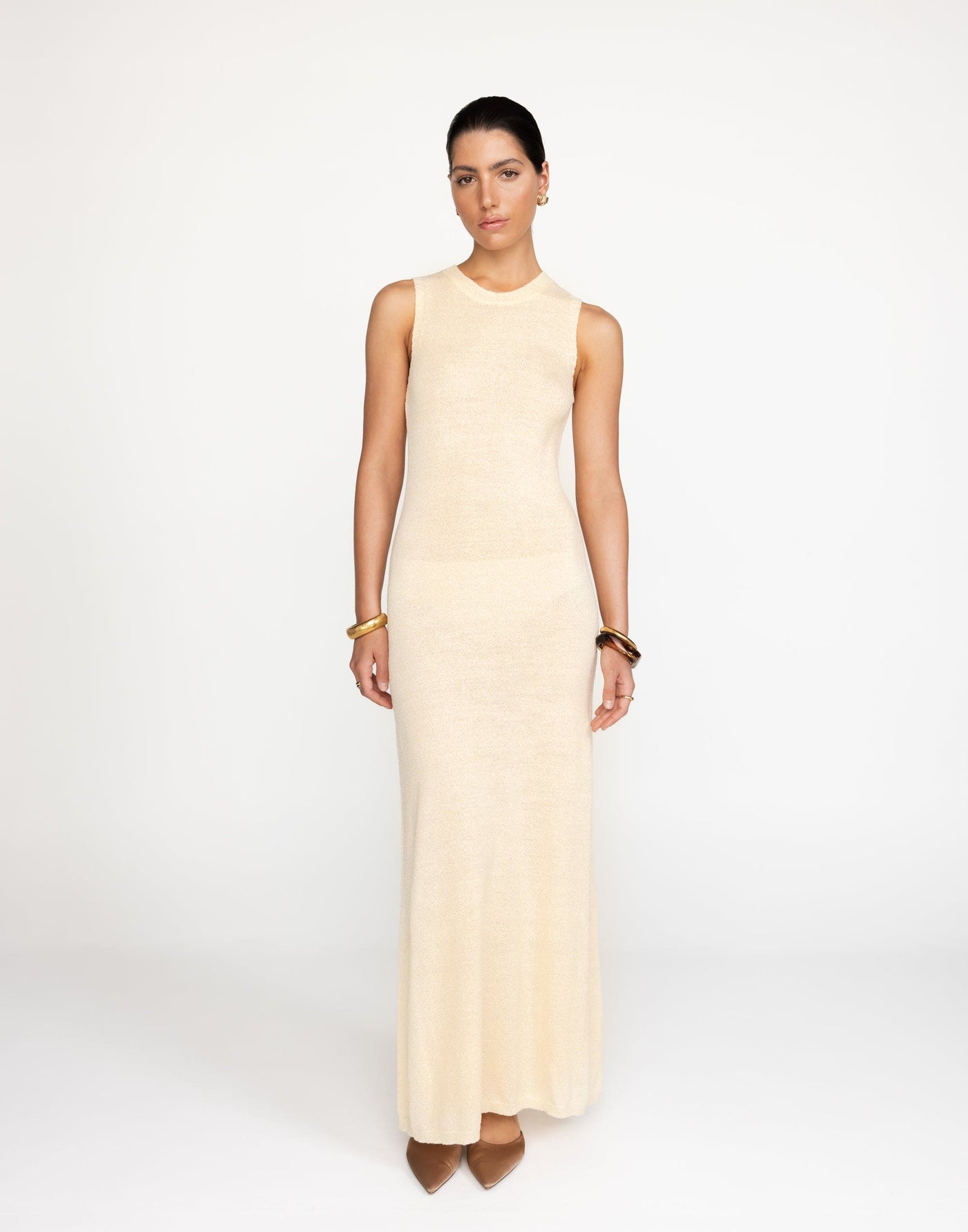 Ariana Maxi Dress (Lemon) - Women's Dress - Charcoal Clothing