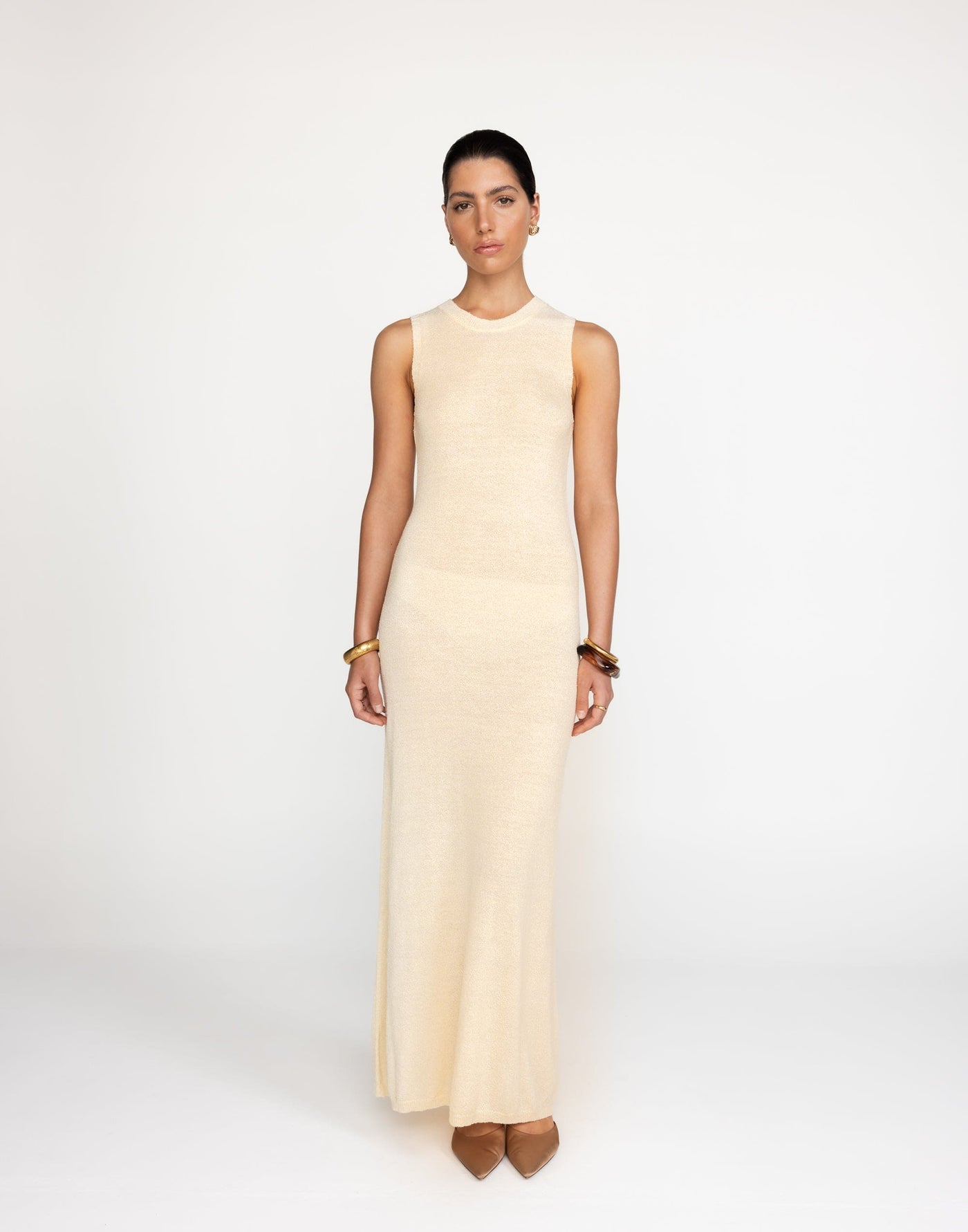 Ariana Maxi Dress (Lemon) - Women's Dress - Charcoal Clothing