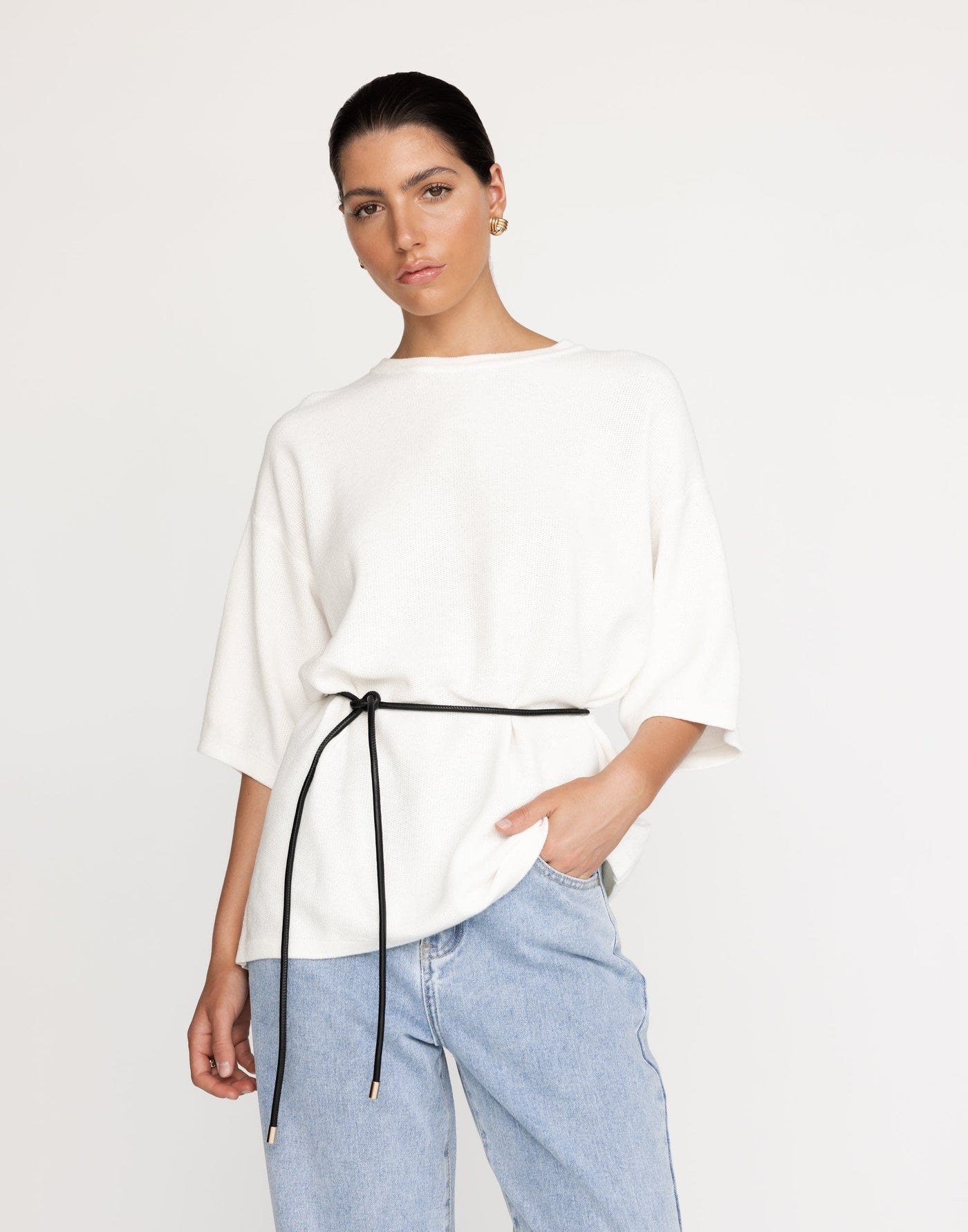 Tricia Top (White) | CHARCOAL Exclusive - Women's Top - Charcoal Clothing