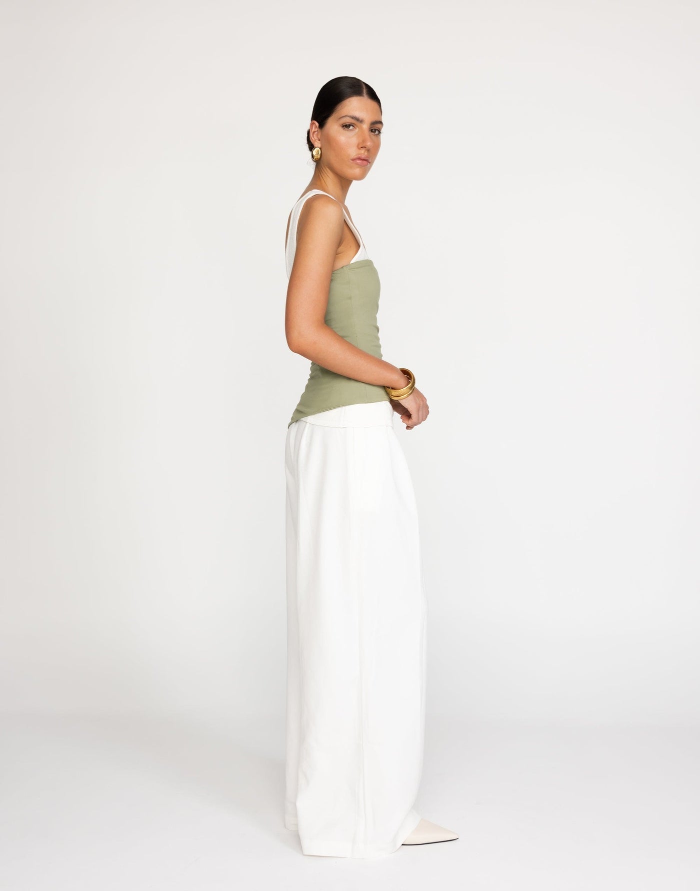 Monique Strapless Top (Pistachio) | CHARCOAL Exclusive - Women's Top - Charcoal Clothing