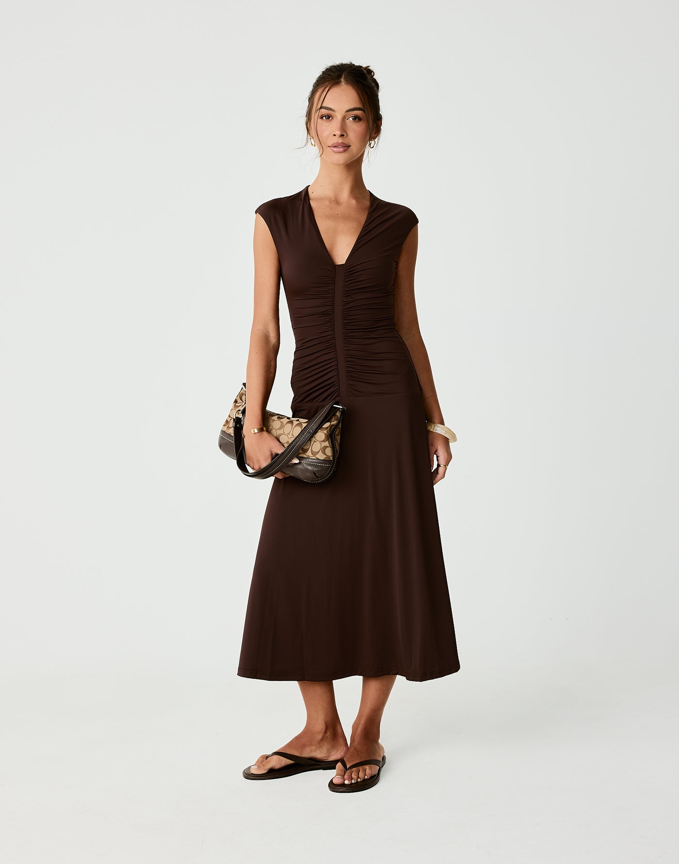  - Women's Dress - Charcoal Clothing