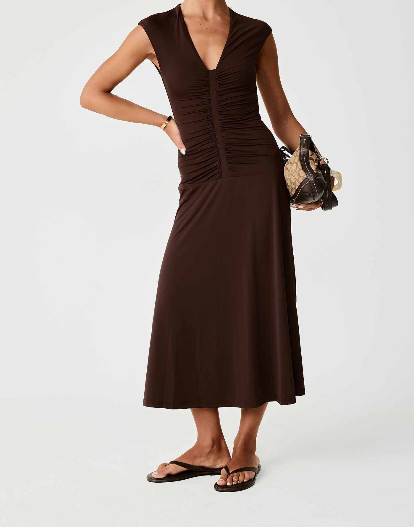  - Women's Dress - Charcoal Clothing