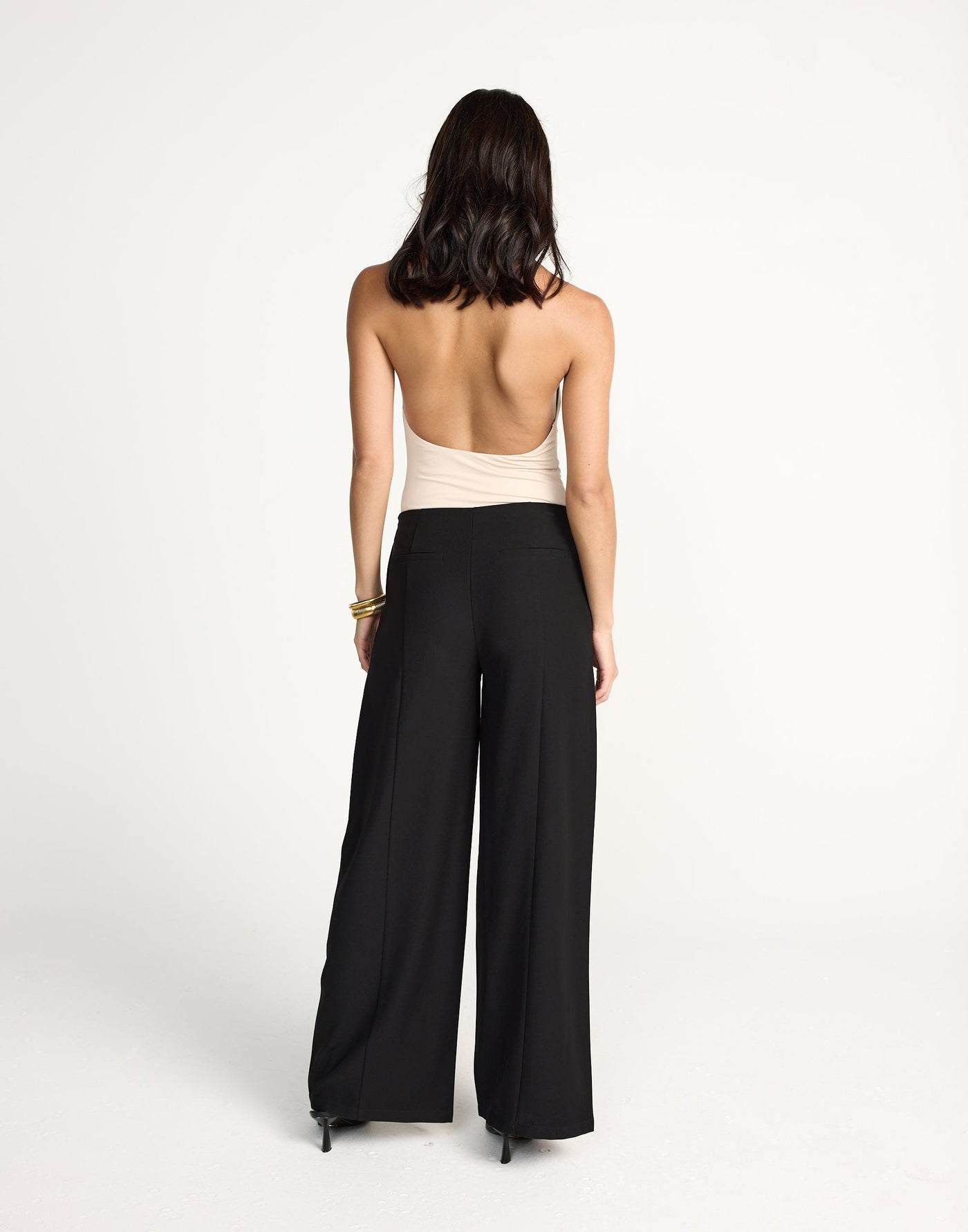 Esme Pants | CHARCOAL Exclusive - Wide Leg Mid Rise Pants - Women's Pants - Charcoal Clothing