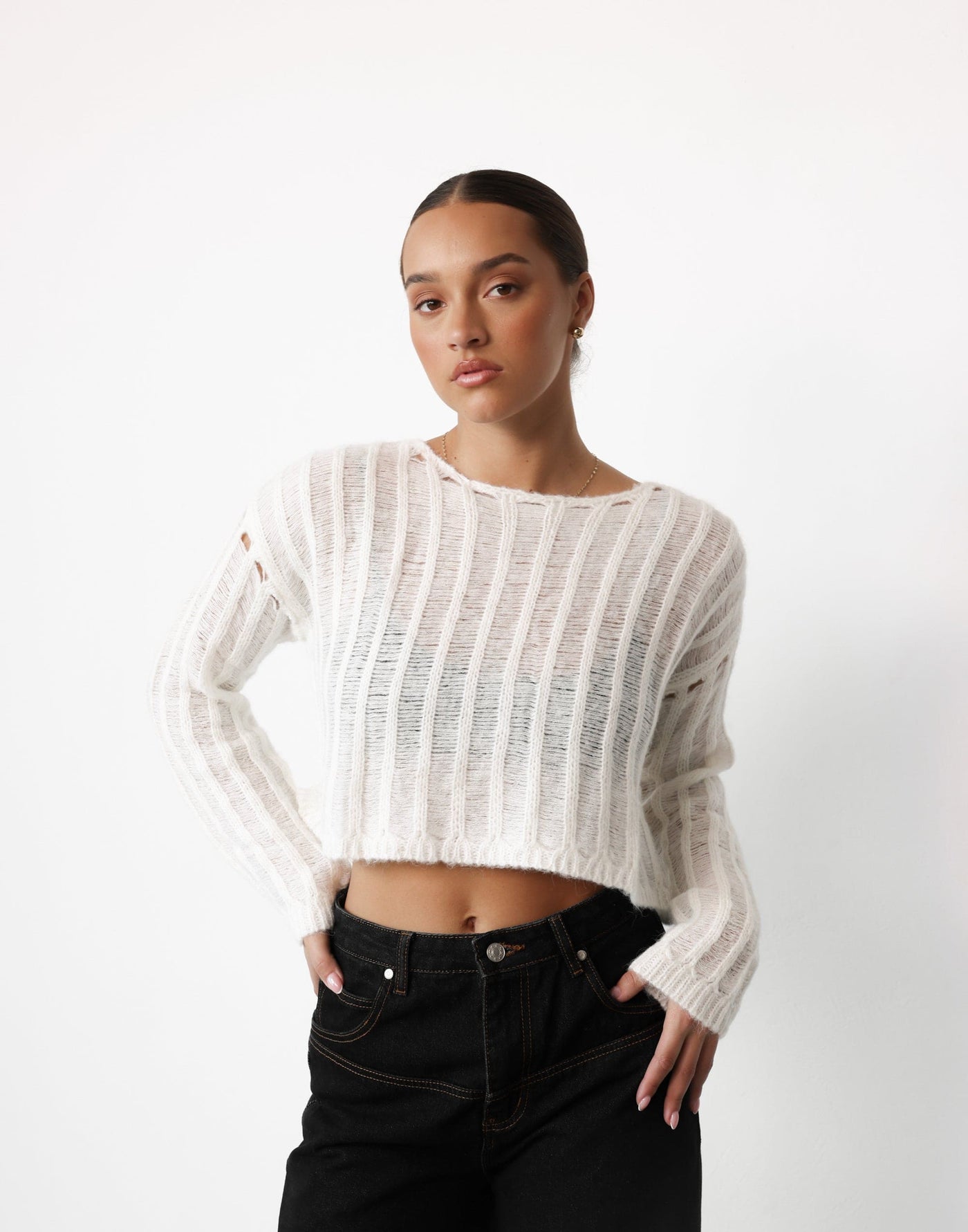 Florida Knit Jumper Cream