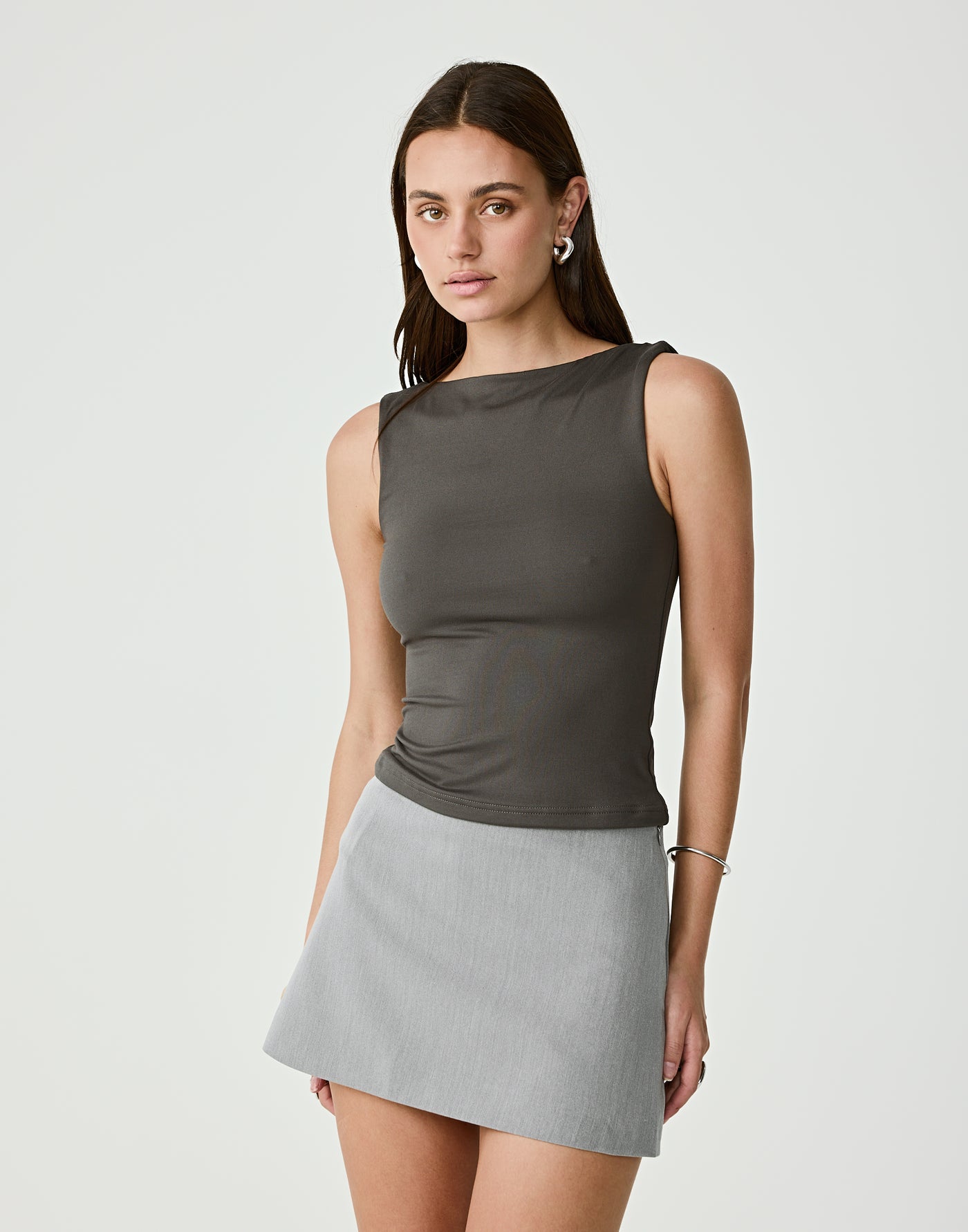  - Women's Top - Charcoal Clothing