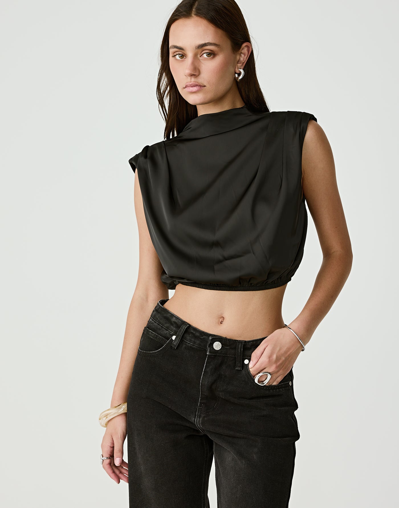  - Women's Top - Charcoal Clothing