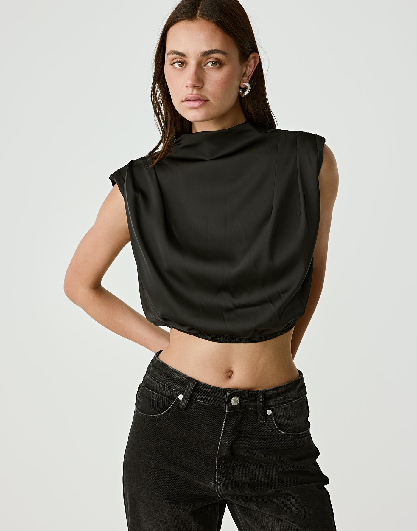  - Women's Top - Charcoal Clothing