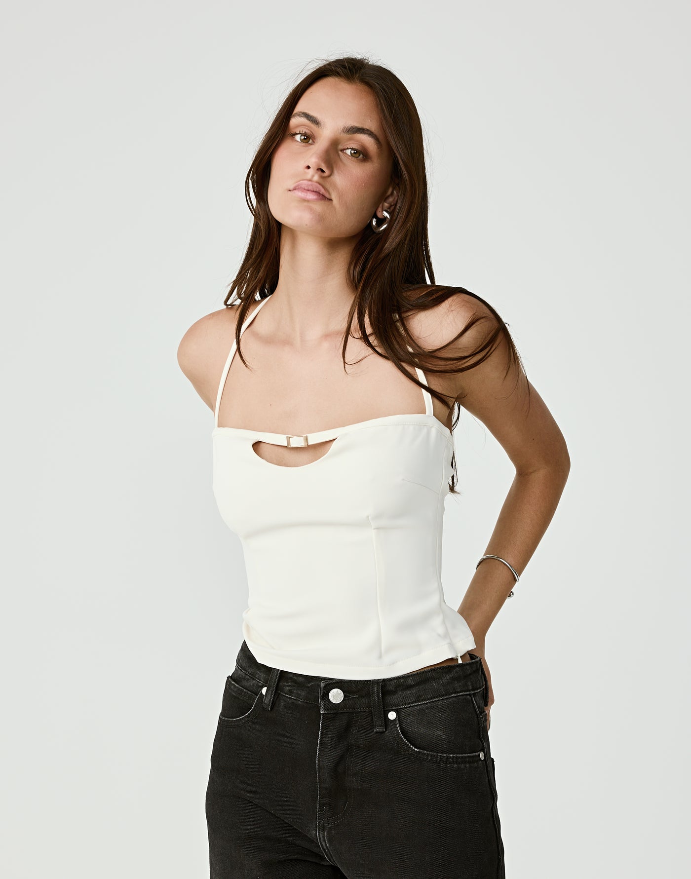  - Women's Top - Charcoal Clothing