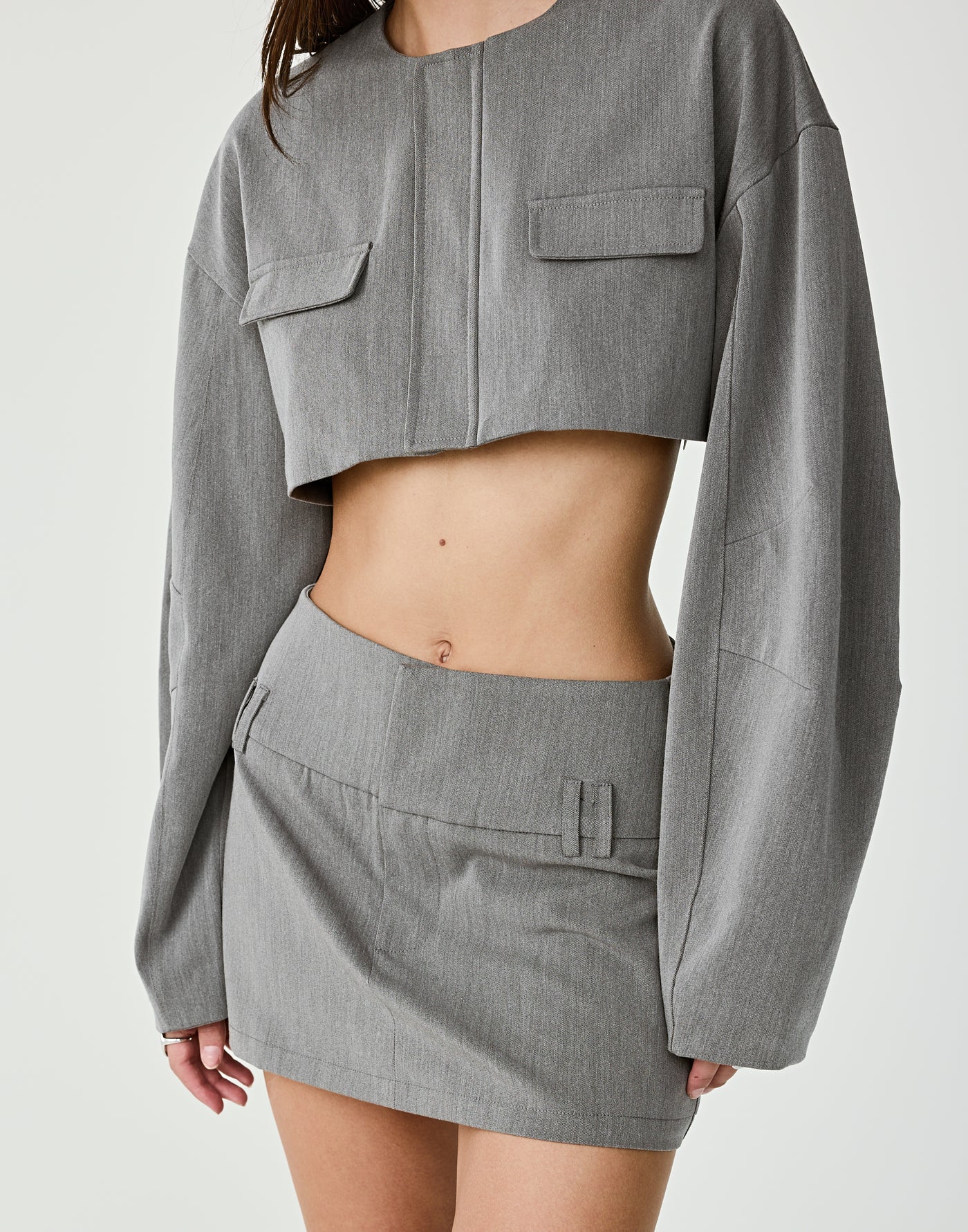  - Women's Skirt - Charcoal Clothing