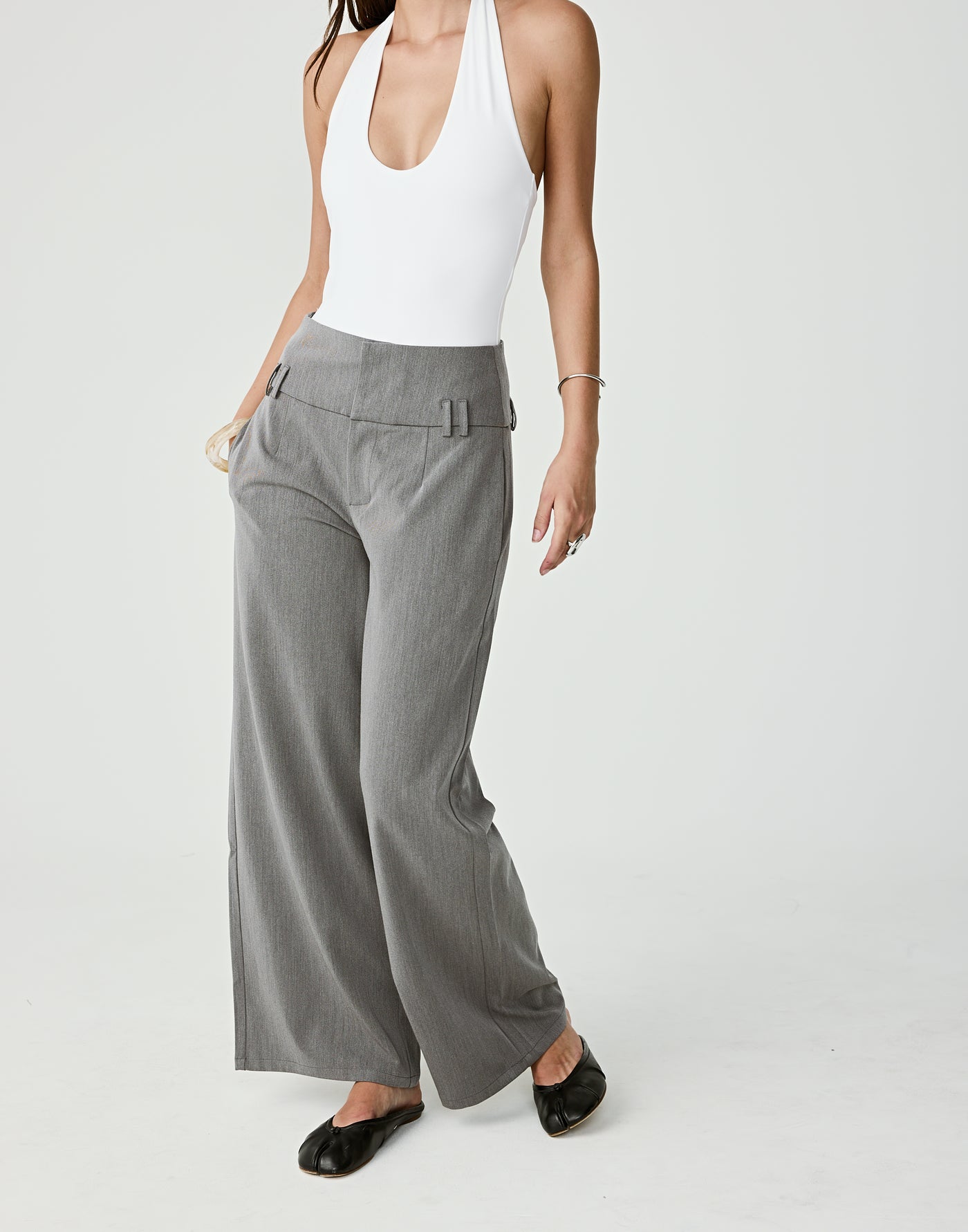  - Women's Pants - Charcoal Clothing